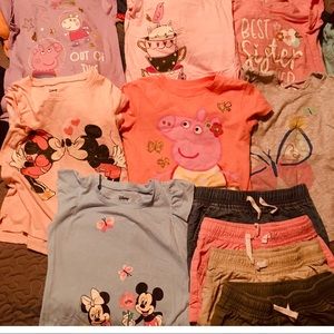 Little girl Mitch match outfits